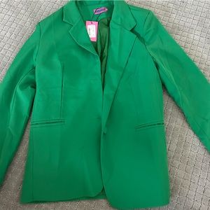 BRAND NEW edikted green blazer